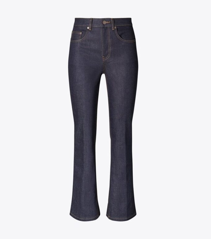 Kısa Paça Flare Jean Kısa Paça Flare Jean