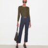 Kısa Paça Flare Jean Kısa Paça Flare Jean