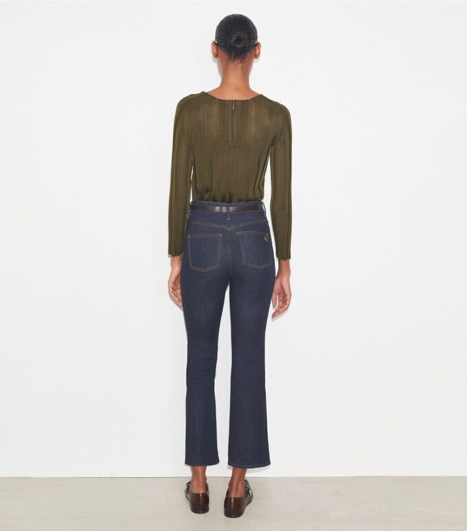 Kısa Paça Flare Jean Kısa Paça Flare Jean