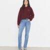 Kısa Yün Kapüşonlu Sweatshirt Kısa Yün Kapüşonlu Sweatshirt