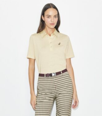 Kuş Nakışlı Pamuklu Polo