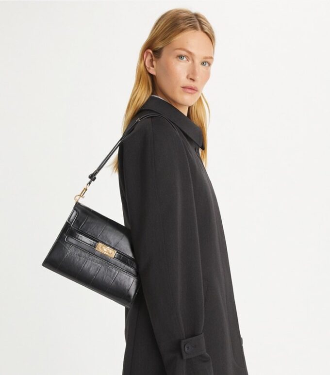 Lee Radziwill Timsah Desenli Omuz Çantası Lee Radziwill Timsah Desenli Omuz Çantası