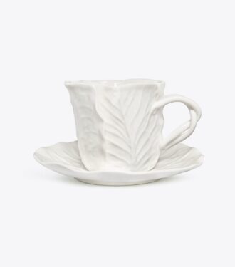 Lettuce Ware Fincan ve Fincan Tabağı, 2’li Set