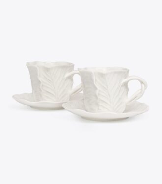 Lettuce Ware Fincan ve Fincan Tabağı, 2’li Set