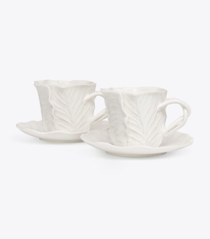 Lettuce Ware Fincan ve Fincan Tabağı, 2’li Set Lettuce Ware Fincan ve Fincan Tabağı, 2’li Set