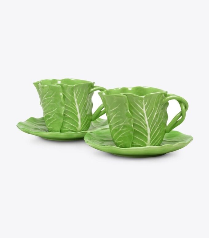 Lettuce Ware Fincan ve Fincan Tabağı, 2’li Set Lettuce Ware Fincan ve Fincan Tabağı, 2’li Set