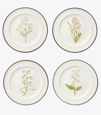 Leylak Çiçeği Salata Tabakları, 4’lü Set