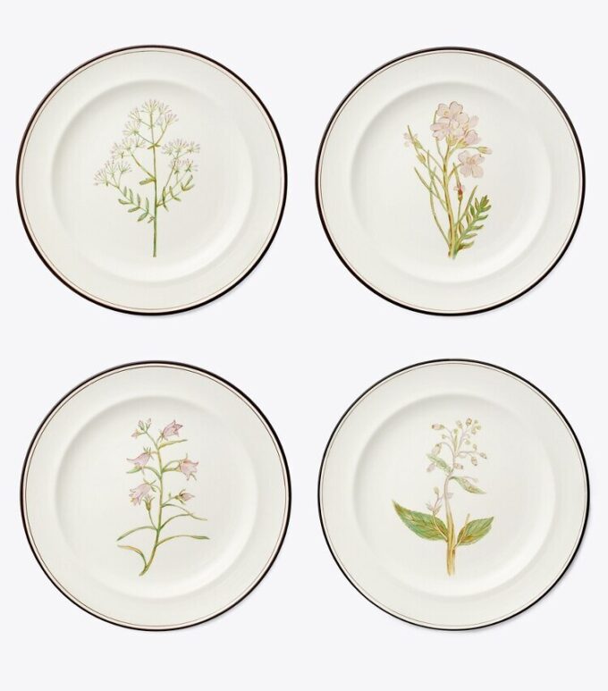 Leylak Çiçeği Salata Tabakları, 4’lü Set Leylak Çiçeği Salata Tabakları, 4’lü Set