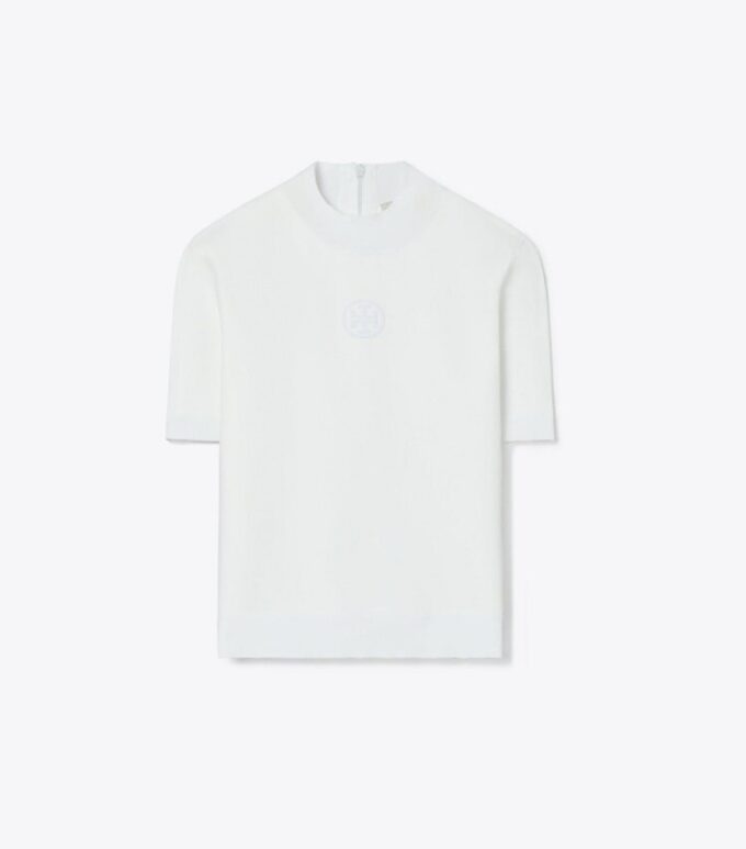 Logo Mockneck T-Shirt Logo Mockneck T-Shirt