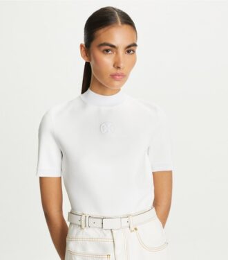 Logo Mockneck T-Shirt Logo Mockneck T-Shirt