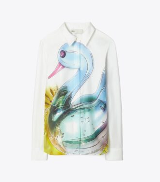 Lucky Duck İpek Gömlek