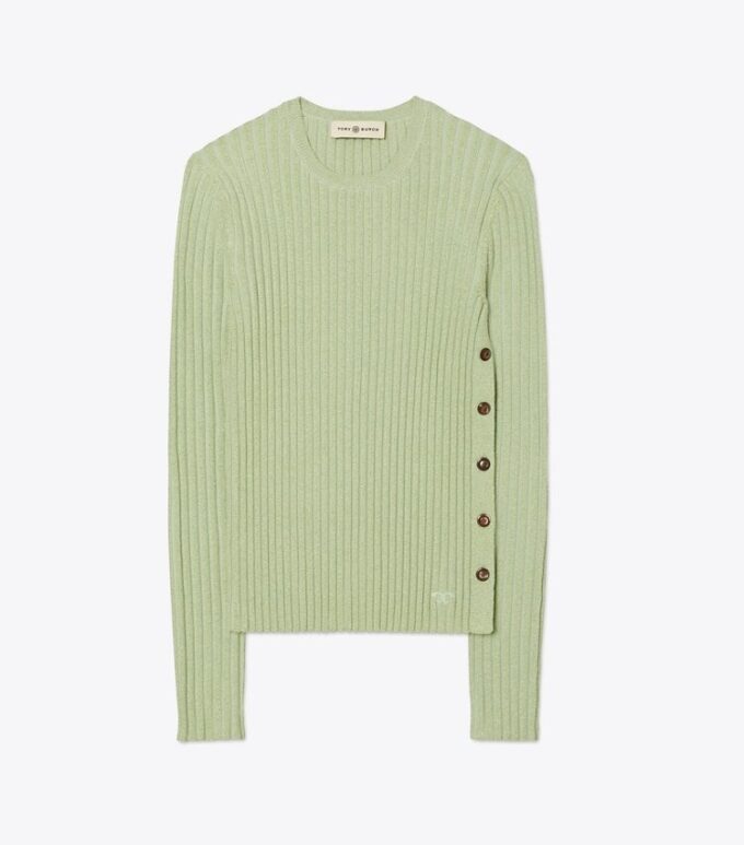 Lurex Çizgili Bisiklet Yaka Lurex Çizgili Bisiklet Yaka