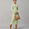 Lurex Çizgili Bisiklet Yaka Lurex Çizgili Bisiklet Yaka