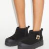 Mellow Shearling Platform Bot Mellow Shearling Platform Bot