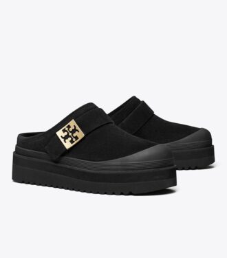 Mellow Shearling Platform Mule