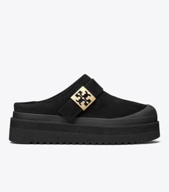 Mellow Shearling Platform Mule
