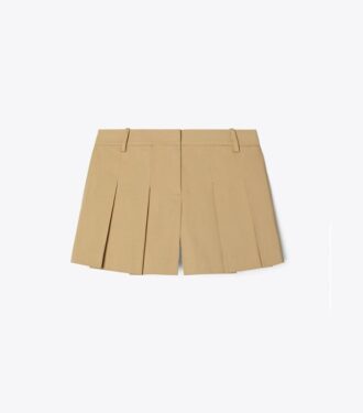 Mikro Twill Pileli Şort