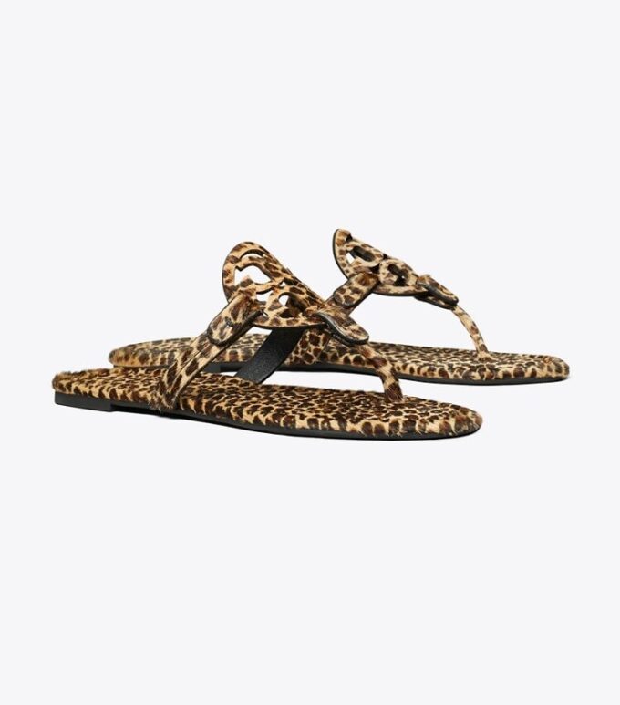 Miller Baskılı Dana Kürkü Sandal Miller Baskılı Dana Kürkü Sandal