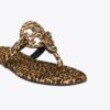 Miller Baskılı Dana Kürkü Sandal Miller Baskılı Dana Kürkü Sandal