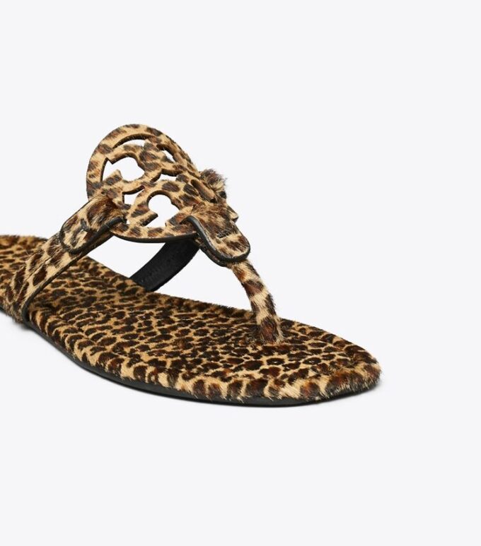 Miller Baskılı Dana Kürkü Sandal Miller Baskılı Dana Kürkü Sandal