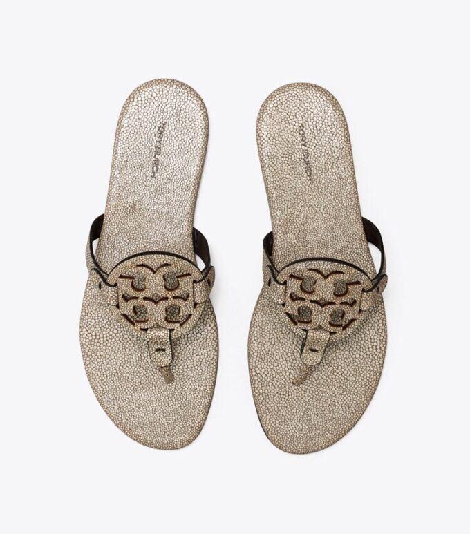 Miller Kabartmalı Deri Sandal Miller Kabartmalı Deri Sandal