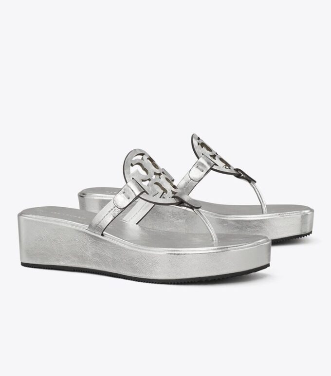 Miller Kırışık Metalik Topuklu Sandal Miller Kırışık Metalik Topuklu Sandal