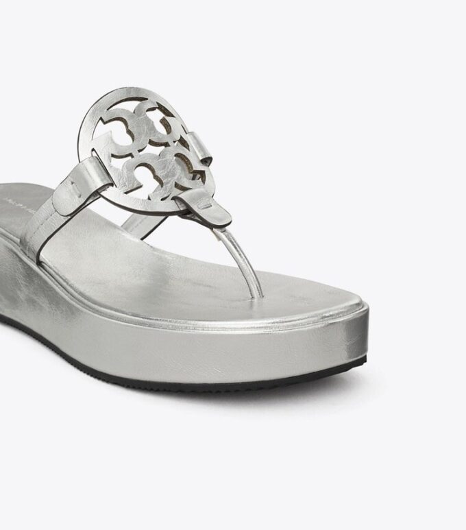 Miller Kırışık Metalik Topuklu Sandal Miller Kırışık Metalik Topuklu Sandal