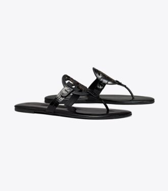 Miller Yumuşak Patent Deri Sandal, Dar