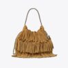 Mini Fleming Süet Fringe Hobo Çanta Mini Fleming Süet Fringe Hobo Çanta