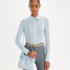 Mini Fleming Yumuşak Denim Hobo Çanta Mini Fleming Yumuşak Denim Hobo Çanta