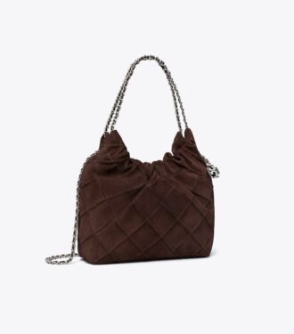 Mini Fleming Yumuşak Süet Hobo Çanta Mini Fleming Yumuşak Süet Hobo Çanta
