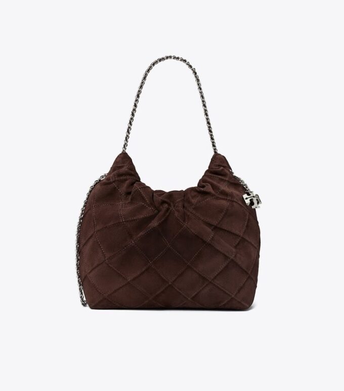 Mini Fleming Yumuşak Süet Hobo Çanta Mini Fleming Yumuşak Süet Hobo Çanta