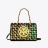 Mini Fleming Yumuşak Tweed Zincirli Tote Çanta Mini Fleming Yumuşak Tweed Zincirli Tote Çanta