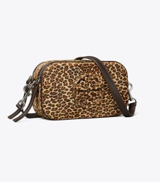 Mini Miller Leopar Desenli Çapraz Askılı Çanta
