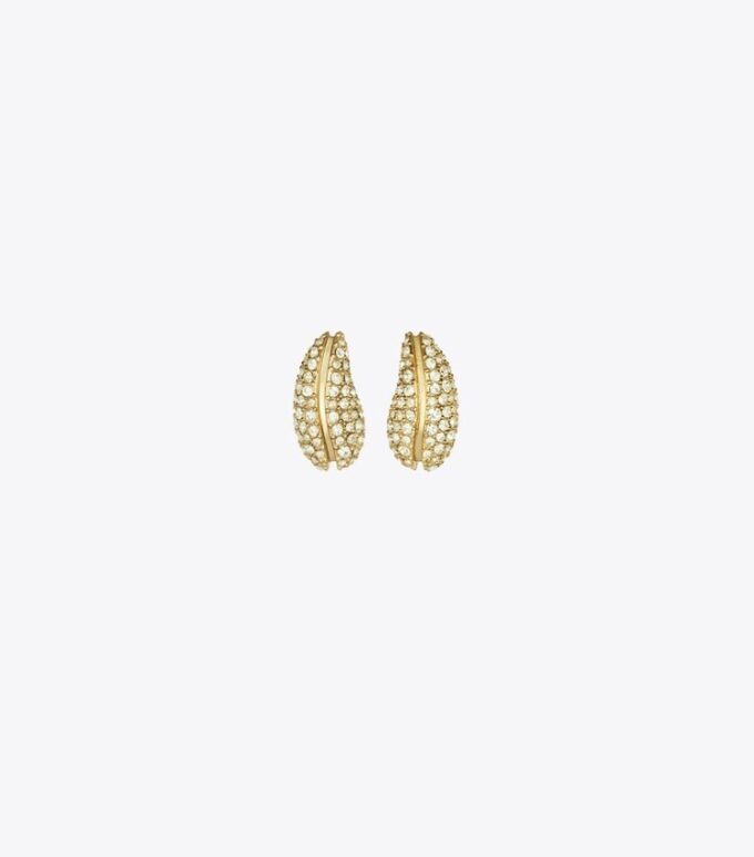 Mini Pierced Pavé Küpeler Mini Pierced Pavé Küpeler