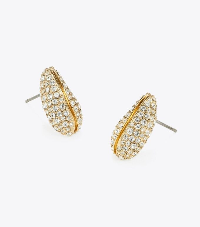 Mini Pierced Pavé Küpeler Mini Pierced Pavé Küpeler