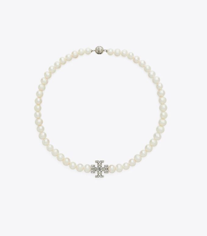 Moondance Pearl And Pavé Kolye Moondance Pearl And Pavé Kolye