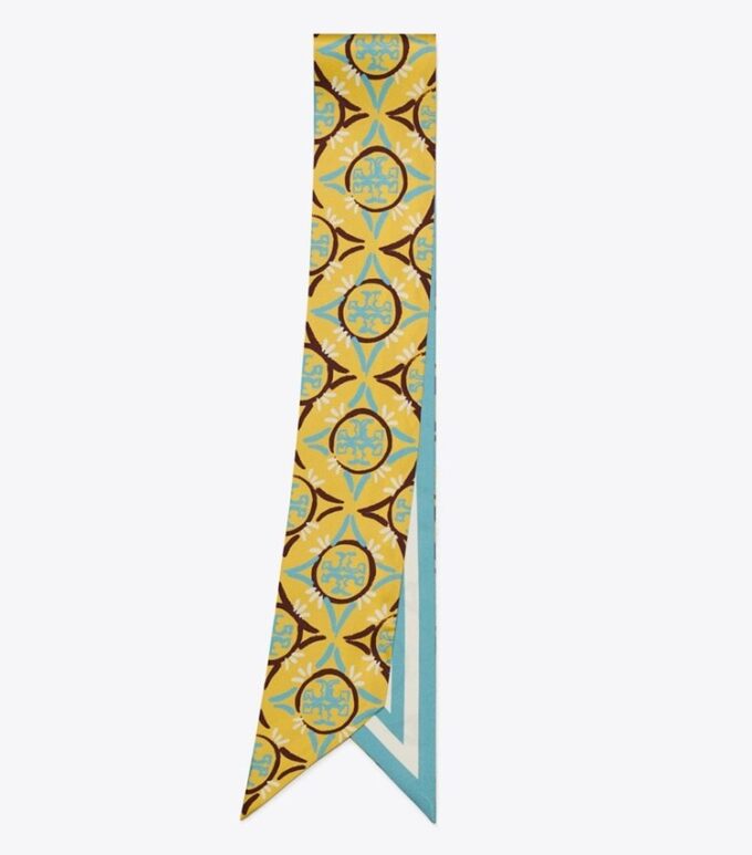 Mozaik Monogram Çift Taraflı İpek Kurdele Kravat Mozaik Monogram Çift Taraflı İpek Kurdele Kravat
