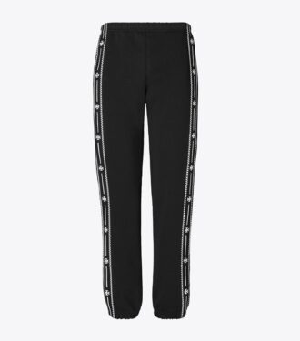 Nakışlı Fransız Terry Sweatpant