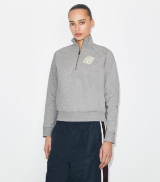 Nakışlı Fransız Terry Sweatshirt