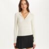 Nakışlı Viskon Henley Nakışlı Viskon Henley