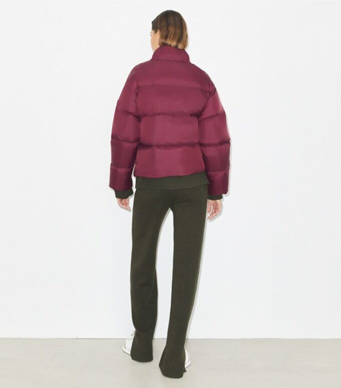 Naylon Aşağı Puffer Ceket Naylon Aşağı Puffer Ceket