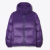 Naylon Kontrast Kapüşonlu Aşağı Puffer Naylon Kontrast Kapüşonlu Aşağı Puffer