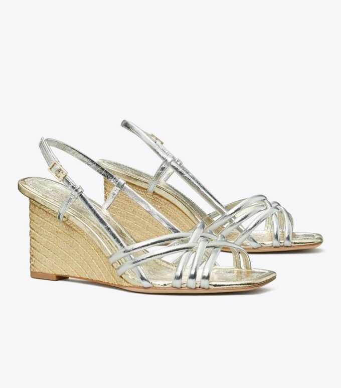 Çoklu Kayışlı Espadrille Kama Topuklu Çoklu Kayışlı Espadrille Kama Topuklu