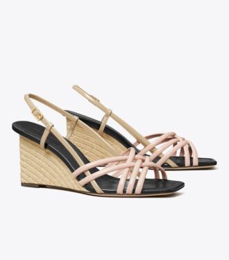 Çoklu Kayışlı Espadrille Kama Topuklu