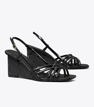 Çoklu Kayışlı Espadrille Topuklu Sandal