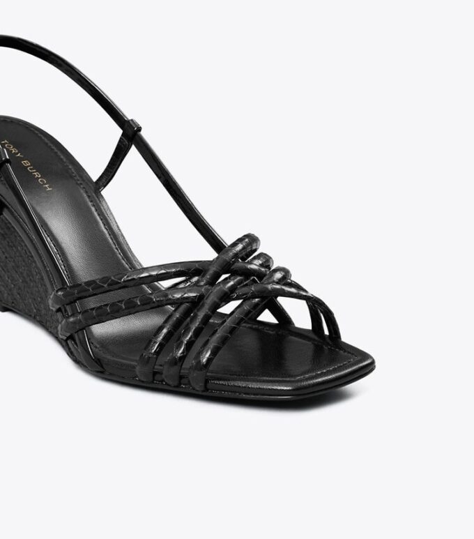 Çoklu Kayışlı Espadrille Topuklu Sandal Çoklu Kayışlı Espadrille Topuklu Sandal