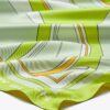 Oversized Twisty Floral Silk Square Scarf Oversized Twisty Floral Silk Square Scarf