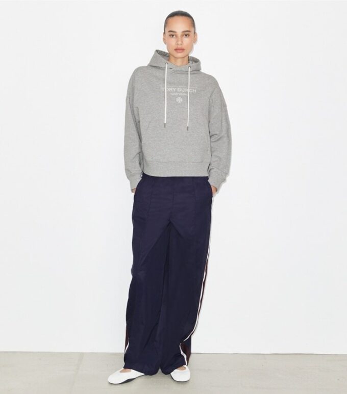 Pamuklu Kapüşonlu Sweatshirt