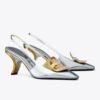 Patos Eşleşmeyen Slingback Topuk Patos Eşleşmeyen Slingback Topuk